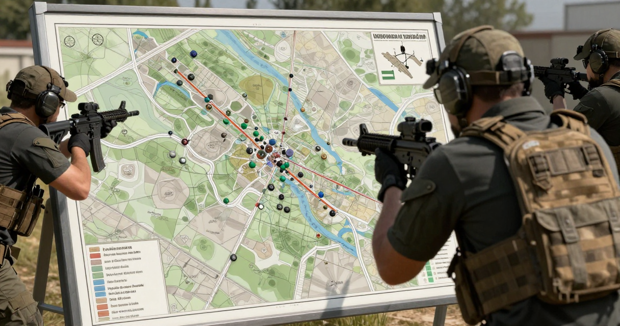 Map design principles in tactical shooters