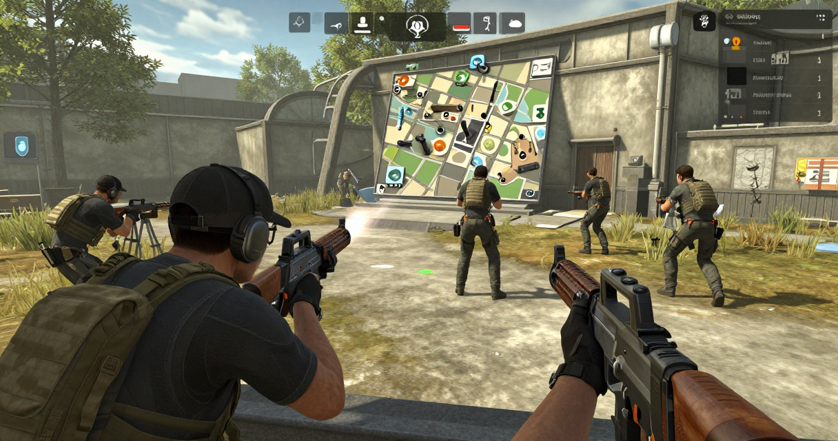 Map design principles in tactical shooters — The Importance of Flow in Map Design