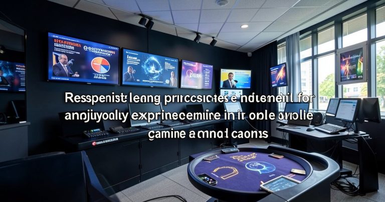 Responsible gaming principles